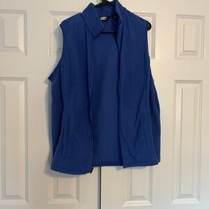 NWOT- Royal Blue Land’s End Vest, Size L